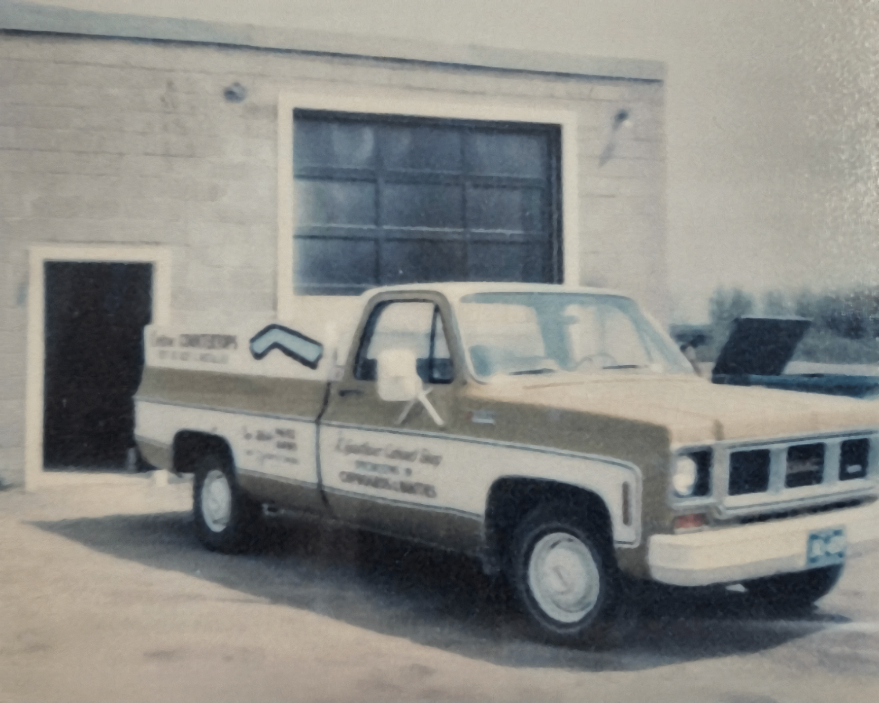 The original R. Gauthier Cabinet Shop work truck